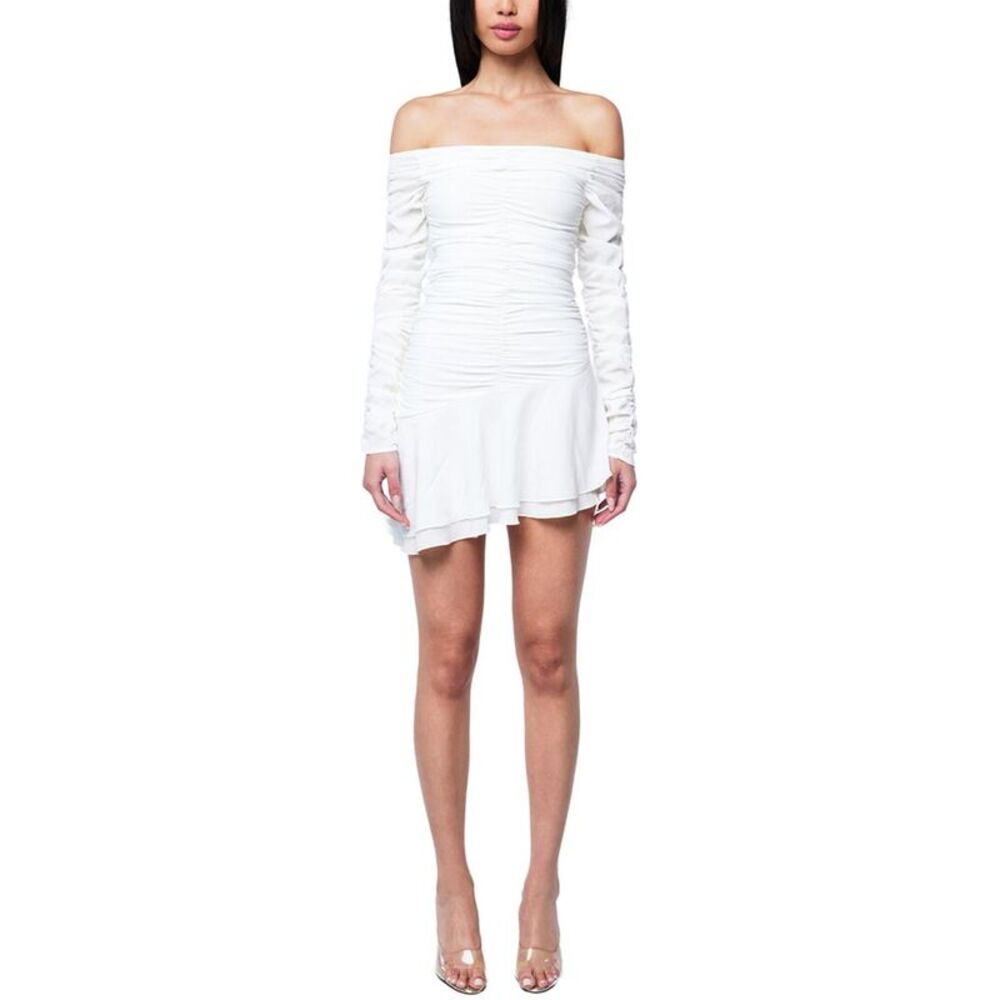 Ow Womens  Simone Mini Dress, White